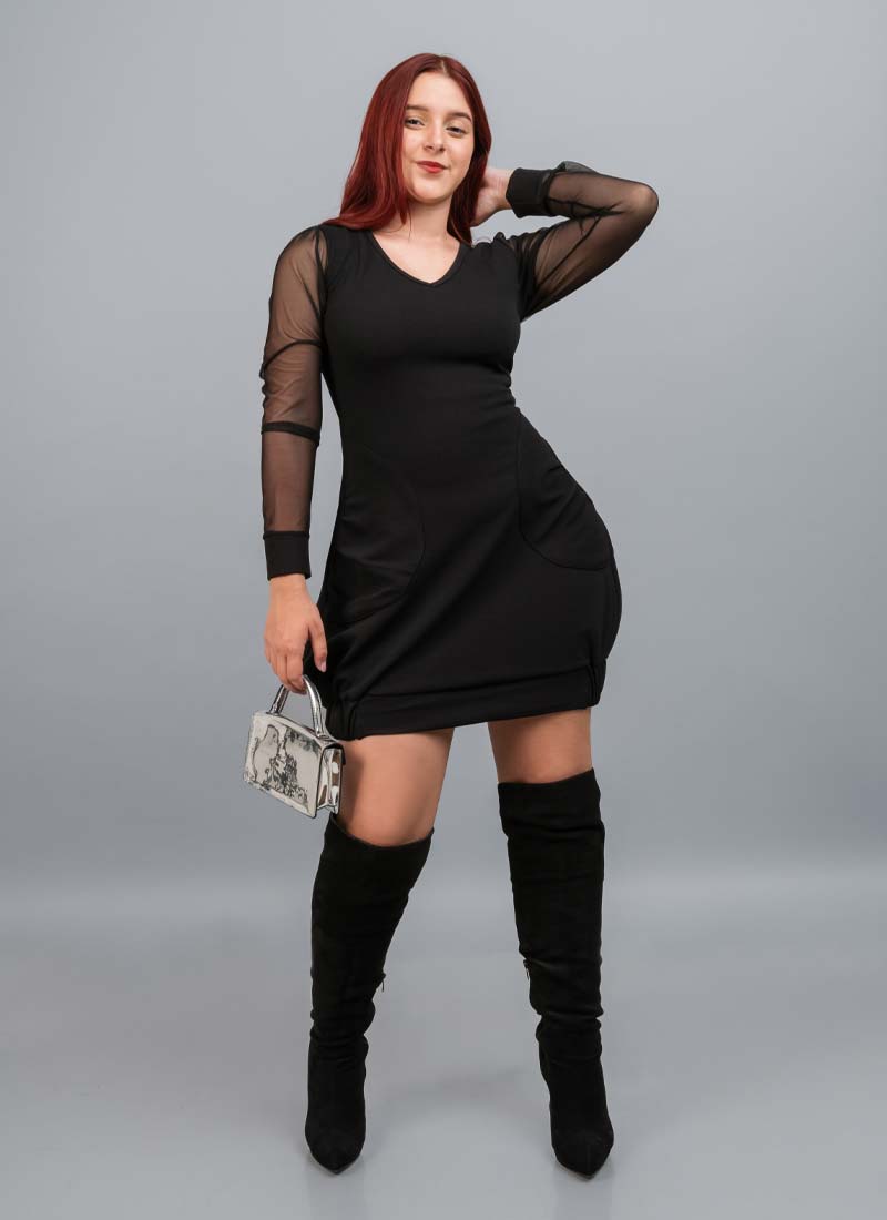 VESTIDO KIARA NEGRO Cod31649