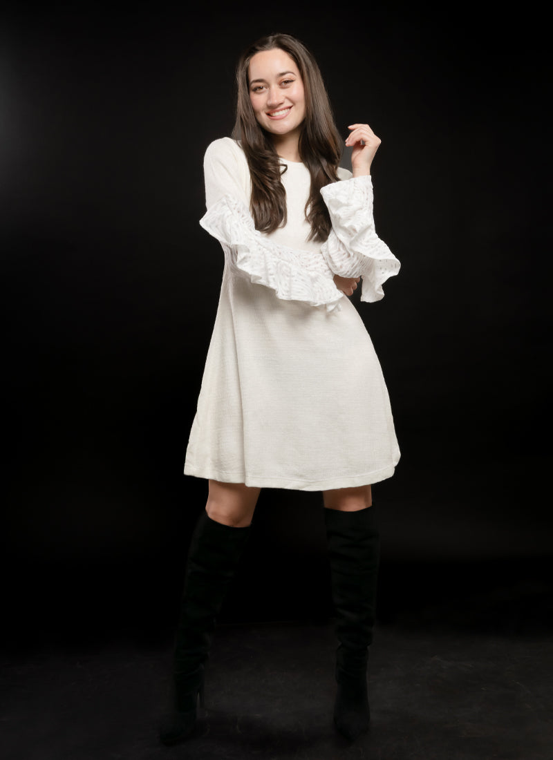 Vestido Salomé Blanco - Vista completa