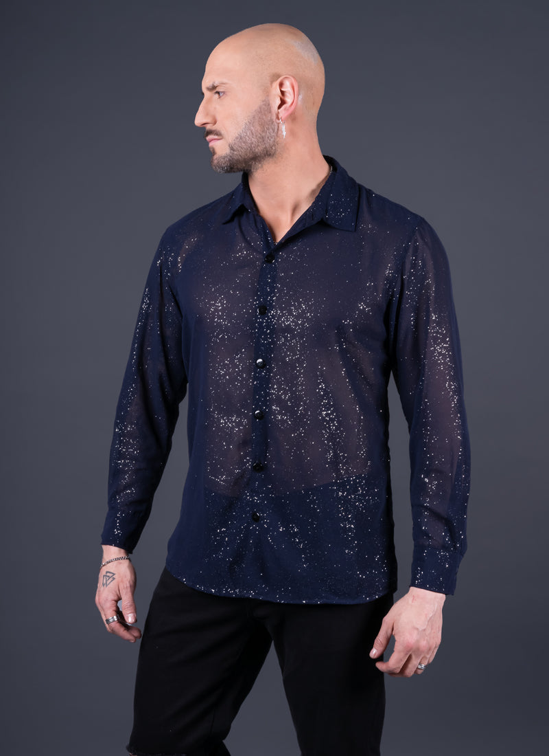 CAMISA ROMA AZUL MARINO Cod5011