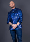 CAMISA PRAGA AZUL ELÉCTRICO Cod5012