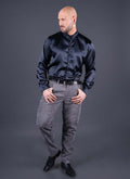Pantalón Emilio de cotelé gris, talla M