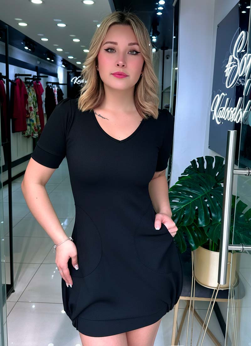 VESTIDO KATY NEGRO Cod6853