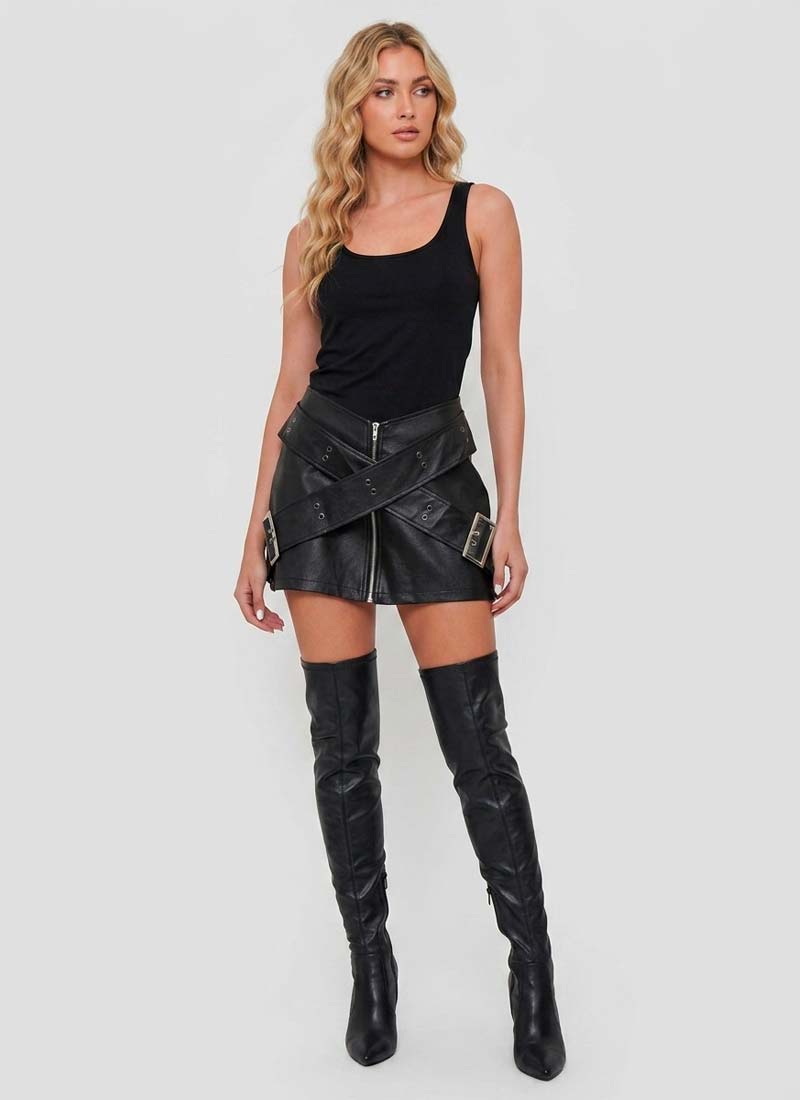 Falda Karla Negra Cod7599